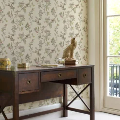 Laura Ashley Elderwood Neutral Floral Smooth Wallpaper -Paint and Painting Supplies Store laura ashley elderwood neutral floral smooth wallpaper5011583466829 21i bq
