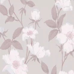 Laura Ashley Fleurir Sugared Violet Floral Smooth Wallpaper -Paint and Painting Supplies Store laura ashley fleurir sugared violet floral smooth wallpaper5011583487107 37c bq