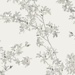 Laura Ashley Forstyhia Steel Floral Smooth Wallpaper 10 Laura Ashley Forstyhia Steel Floral Smooth Wallpaper -Paint and Painting Supplies Store laura ashley forstyhia steel floral smooth wallpaper5011583466911 37c bq