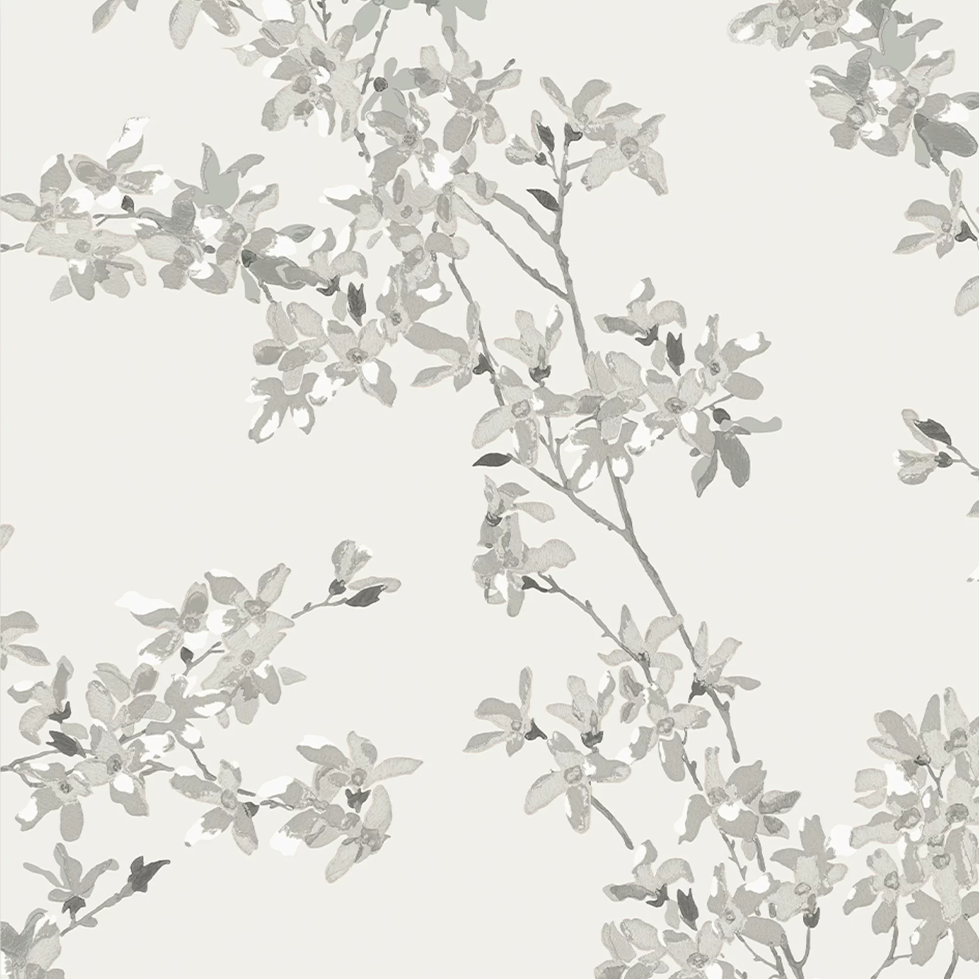 Laura Ashley Forstyhia Steel Floral Smooth Wallpaper 5 Laura Ashley Forstyhia Steel Floral Smooth Wallpaper - Image 3