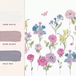Laura Ashley Gilly Multicolour Floral Matt Mural -Paint and Painting Supplies Store laura ashley gilly multicolour floral matt mural5011583546576 02i bq
