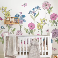 Laura Ashley Gilly Multicolour Floral Matt Mural -Paint and Painting Supplies Store laura ashley gilly multicolour floral matt mural5011583546576 04i bq