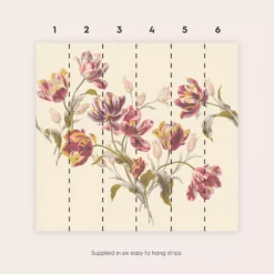 Laura Ashley Gosford Cranberry Floral Matt Mural -Paint and Painting Supplies Store laura ashley gosford cranberry floral matt mural5011583468830 02t bq