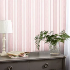 Laura Ashley Heacham Blush Stripe Smooth Wallpaper 10 Laura Ashley Heacham Blush Stripe Smooth Wallpaper -Paint and Painting Supplies Store laura ashley heacham blush stripe smooth wallpaper5011583493160 21i bq