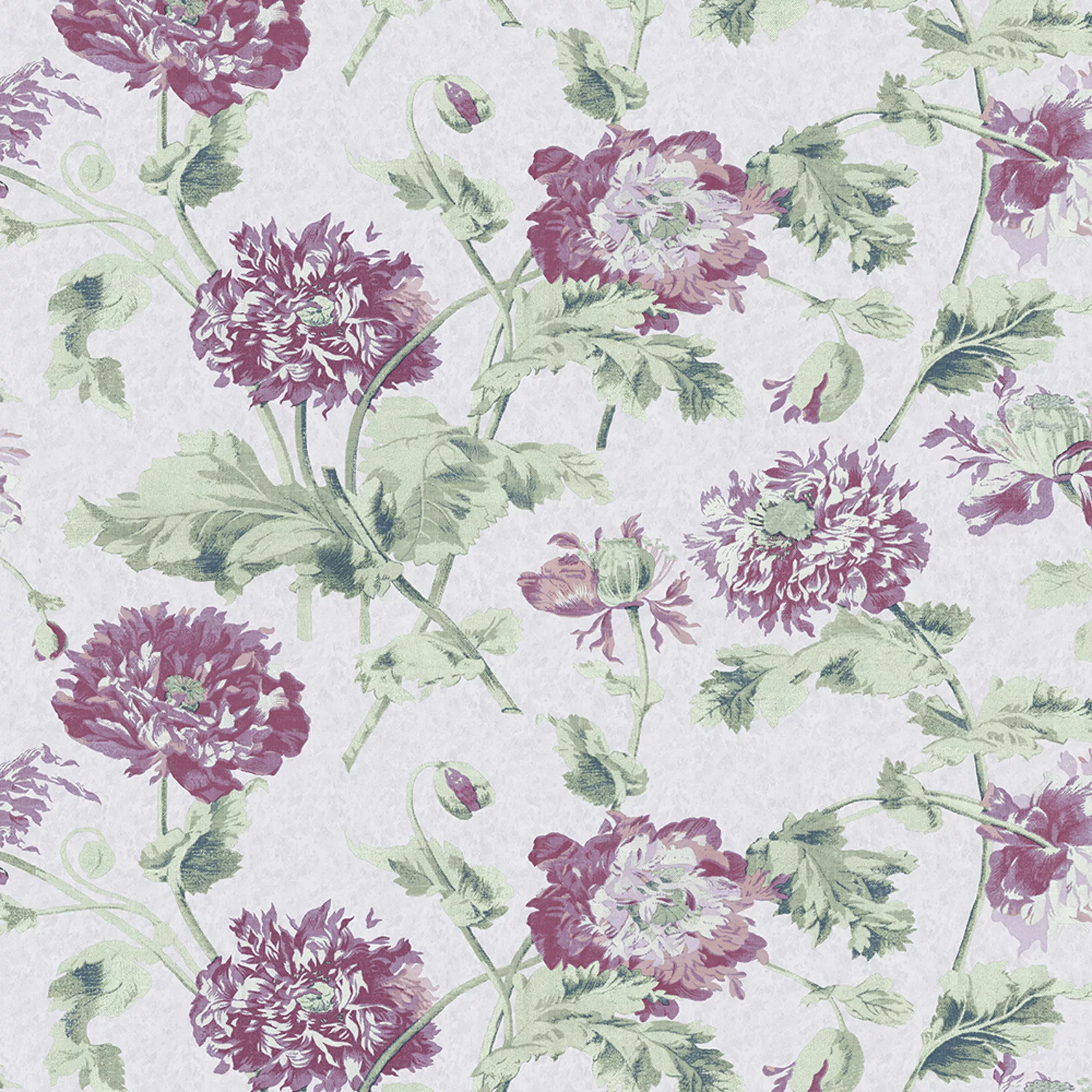 Laura Ashley Hepworth Grape Floral Smooth Wallpaper 4 Laura Ashley Hepworth Grape Floral Smooth Wallpaper - Image 2