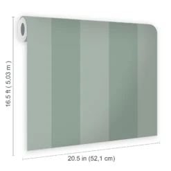 Laura Ashley Heritage Inspired Green Stripe Smooth Wallpaper -Paint and Painting Supplies Store laura ashley heritage inspired green stripe smooth wallpaper5011583524147 02t bq