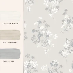 Laura Ashley Igerna Cream, Grey & White Floral Smooth Wallpaper 12 Laura Ashley Igerna Cream, Grey & White Floral Smooth Wallpaper -Paint and Painting Supplies Store laura ashley igerna cream grey white floral smooth wallpaper5011583546170 03t bq