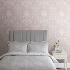 Laura Ashley Josette Amethyst Damask Smooth Wallpaper -Paint and Painting Supplies Store laura ashley josette amethyst damask smooth wallpaper5011583467871 21i bq