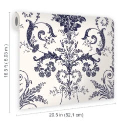 Laura Ashley Josette Midnight & Off White Damask Smooth Wallpaper 13 Laura Ashley Josette Midnight & Off White Damask Smooth Wallpaper -Paint and Painting Supplies Store laura ashley josette midnight off white damask smooth wallpaper5011583468052 02t bq