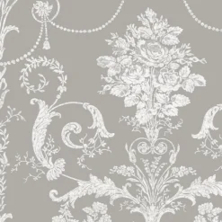 Laura Ashley Josette Steel Damask Smooth Wallpaper -Paint and Painting Supplies Store laura ashley josette steel damask smooth wallpaper5011583467932 37c bq