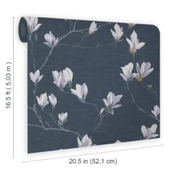 Laura Ashley Magnolia Grove Dusky Seaspray Floral Smooth Wallpaper 13 Laura Ashley Magnolia Grove Dusky Seaspray Floral Smooth Wallpaper -Paint and Painting Supplies Store laura ashley magnolia grove dusky seaspray floral smooth wallpaper5011583467093 02t bq