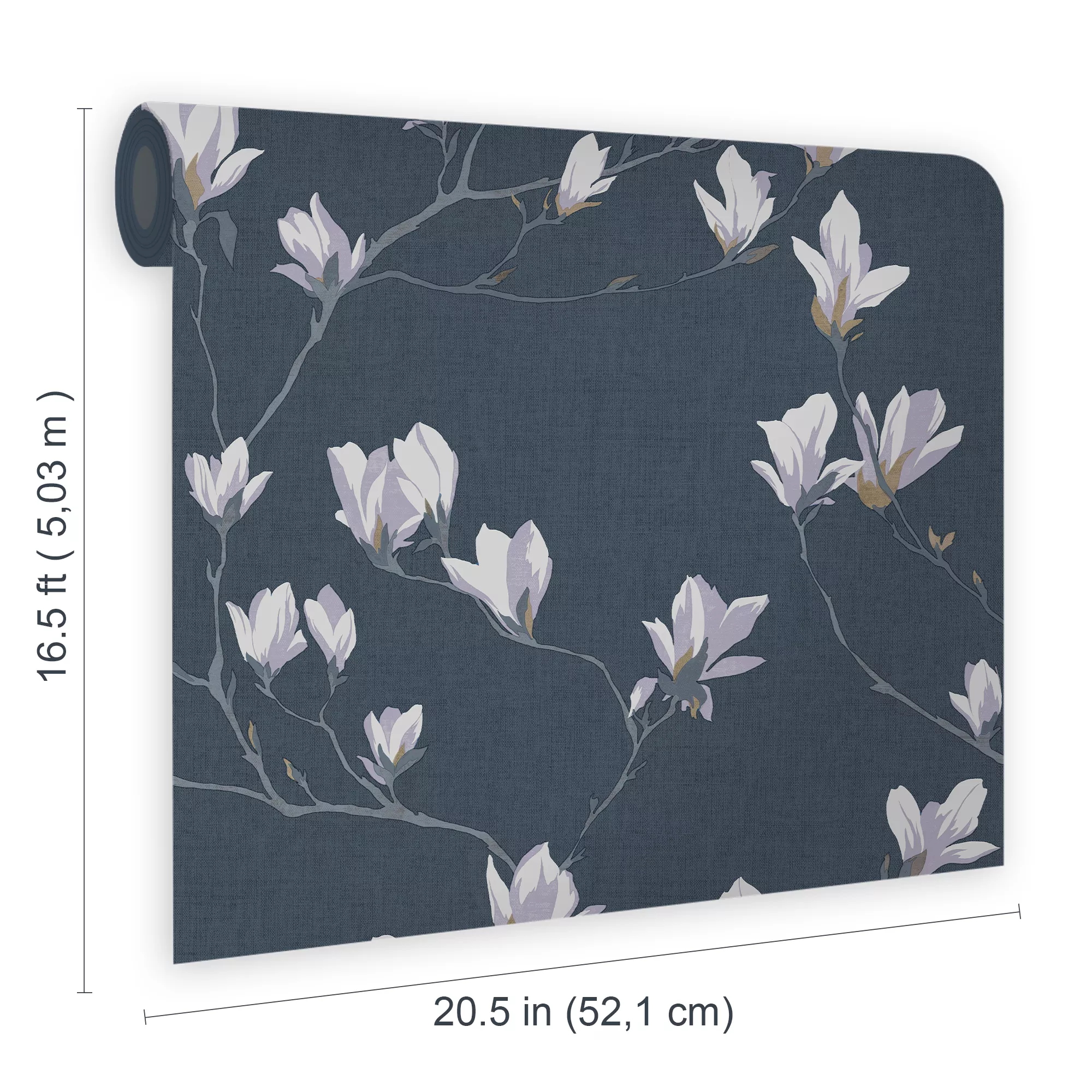 Laura Ashley Magnolia Grove Dusky Seaspray Floral Smooth Wallpaper 8 Laura Ashley Magnolia Grove Dusky Seaspray Floral Smooth Wallpaper - Image 6