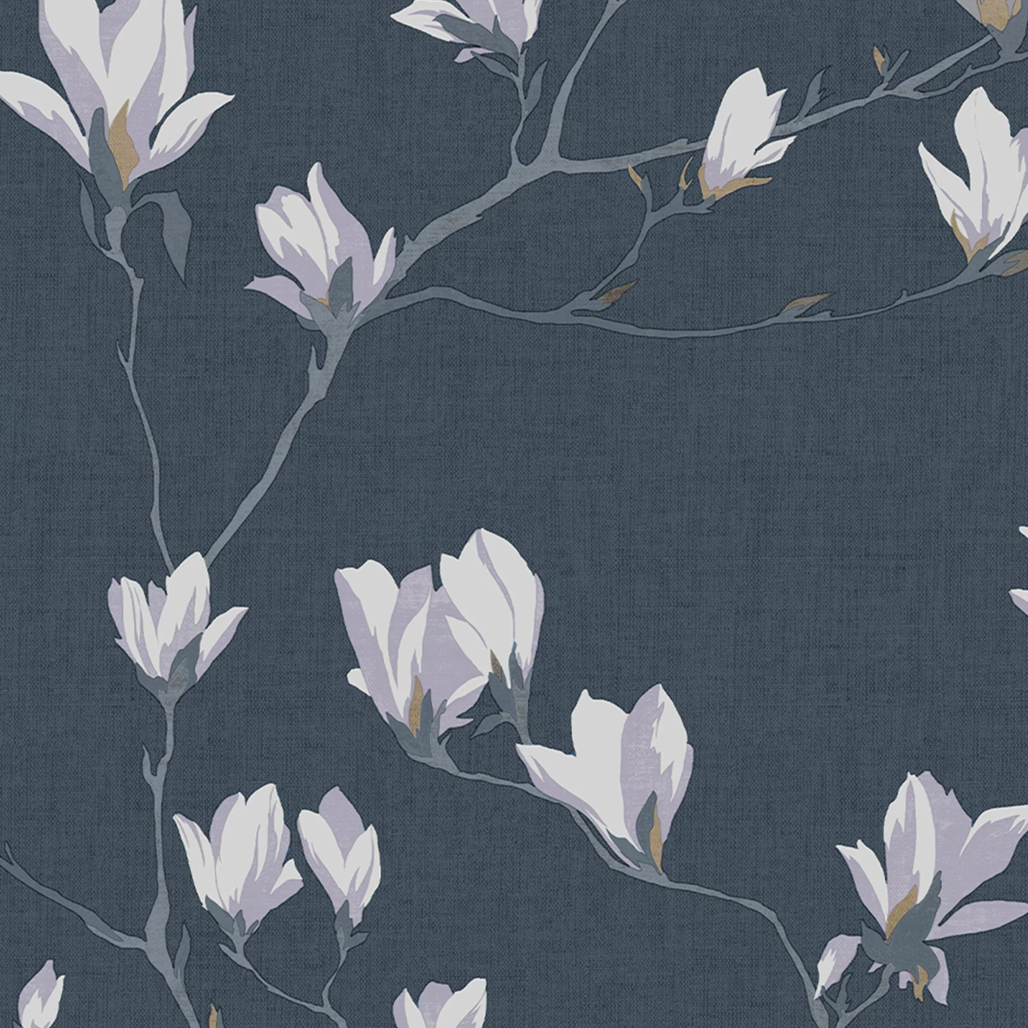 Laura Ashley Magnolia Grove Dusky Seaspray Floral Smooth Wallpaper 5 Laura Ashley Magnolia Grove Dusky Seaspray Floral Smooth Wallpaper - Image 3