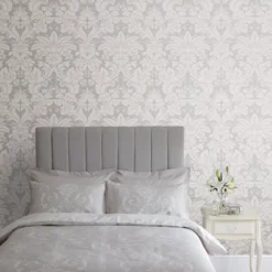 Laura Ashley Martigues Moonbeam Damask Smooth Wallpaper -Paint and Painting Supplies Store laura ashley martigues moonbeam damask smooth wallpaper5011583487169 21i bq