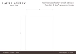 Laura Ashley Mr Jones Dove Grey Geometric Glass Splashback, (H)750mm (W)600mm (T)6mm -Paint and Painting Supplies Store laura ashley mr jones dove grey geometric glass splashback h 750mm w 600mm t 6mm5060729155011 01t bq