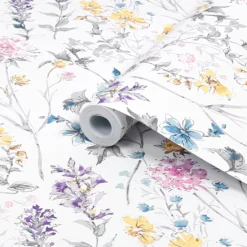 Laura Ashley Multicolour Wild Meadow Smooth Wallpaper 9 Laura Ashley Multicolour Wild Meadow Smooth Wallpaper -Paint and Painting Supplies Store laura ashley multicolour wild meadow smooth wallpaper5011583467338 36c bq