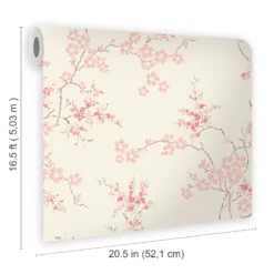 Laura Ashley Oriental Blush Blossom Smooth Wallpaper 13 Laura Ashley Oriental Blush Blossom Smooth Wallpaper -Paint and Painting Supplies Store laura ashley oriental blush blossom smooth wallpaper5011583468083 02t bq