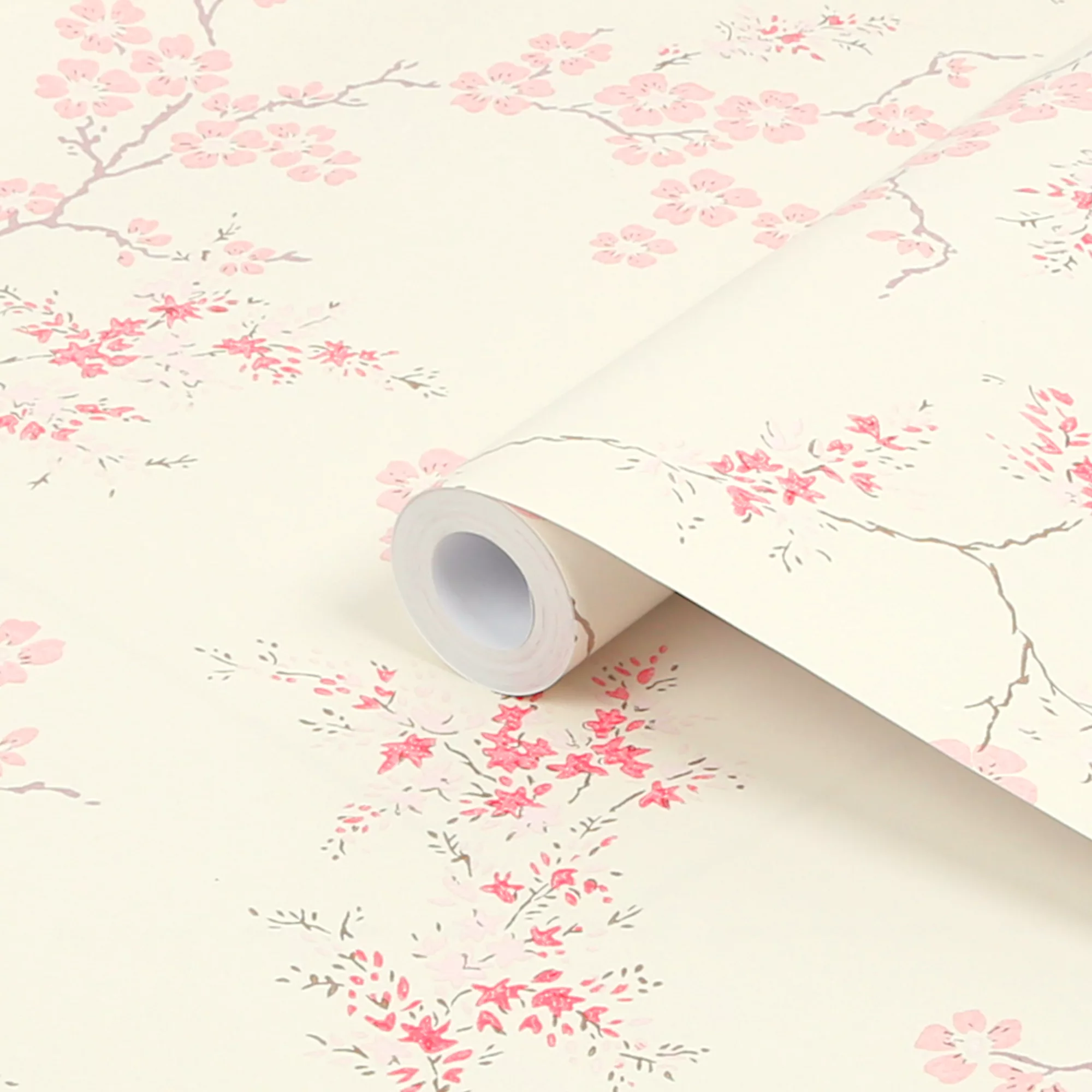 Laura Ashley Oriental Blush Blossom Smooth Wallpaper 4 Laura Ashley Oriental Blush Blossom Smooth Wallpaper - Image 2