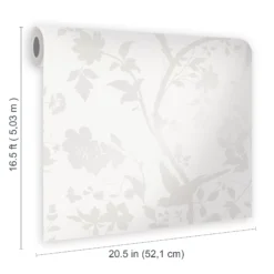 Laura Ashley Oriental Pearlescent White Garden Smooth Wallpaper 13 Laura Ashley Oriental Pearlescent White Garden Smooth Wallpaper -Paint and Painting Supplies Store laura ashley oriental pearlescent white garden smooth wallpaper5011583468175 02t bq