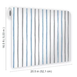 Laura Ashley Painterly Stripe Blue, Grey & White Kids Smooth Wallpaper 15 Laura Ashley Painterly Stripe Blue, Grey & White Kids Smooth Wallpaper -Paint and Painting Supplies Store laura ashley painterly stripe blue grey white kids smooth wallpaper5011583546385 02t bq