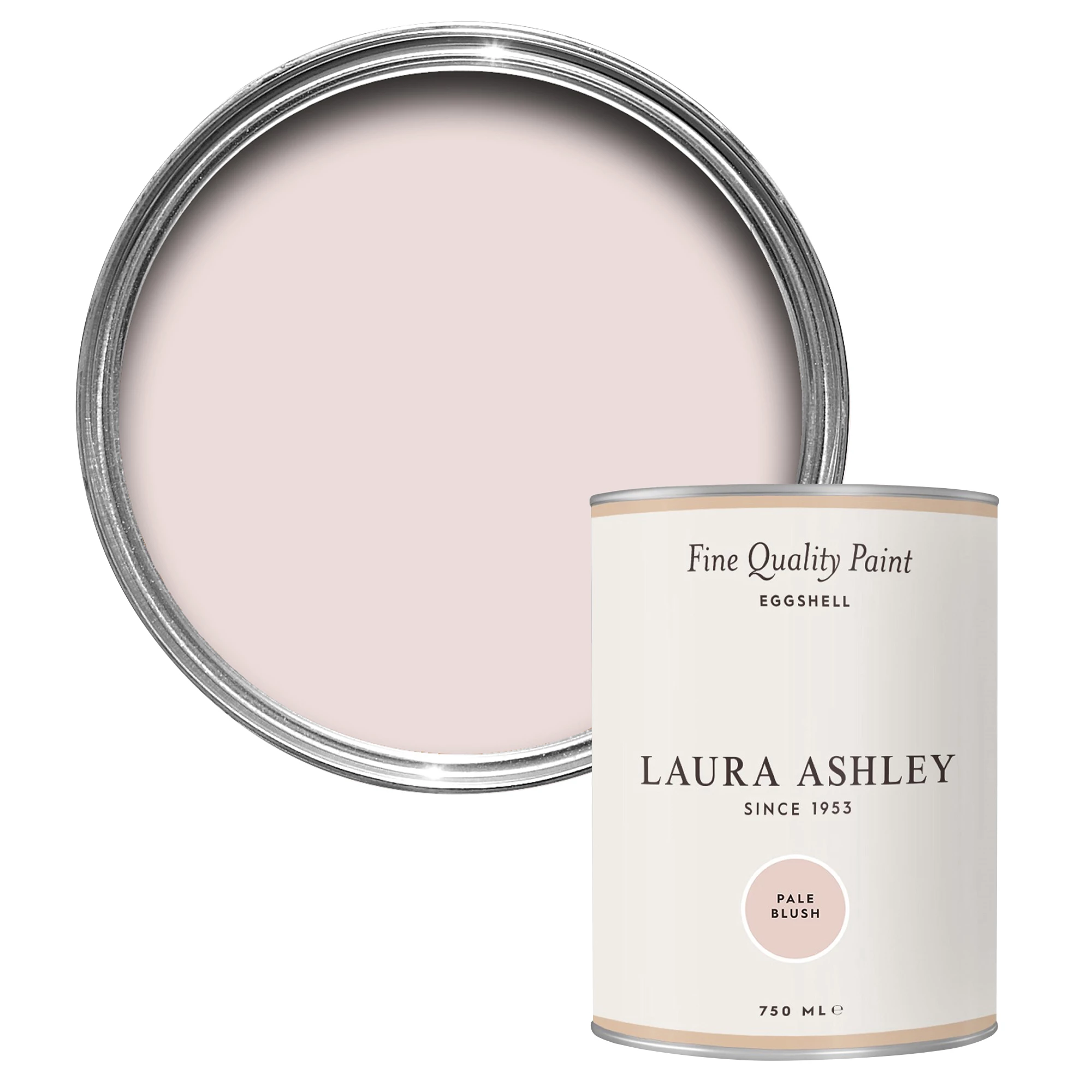 Laura Ashley Pale Blush Eggshell Emulsion Paint, 750ml 3 Laura Ashley Pale Blush Eggshell Emulsion Paint, 750ml