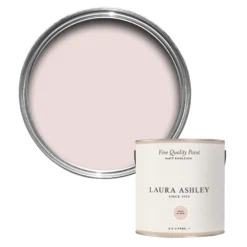 Laura Ashley Pale Blush Matt Emulsion Paint, 2.5L