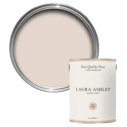 Laura Ashley Pale Chalk Pink Matt Emulsion Paint, 5L