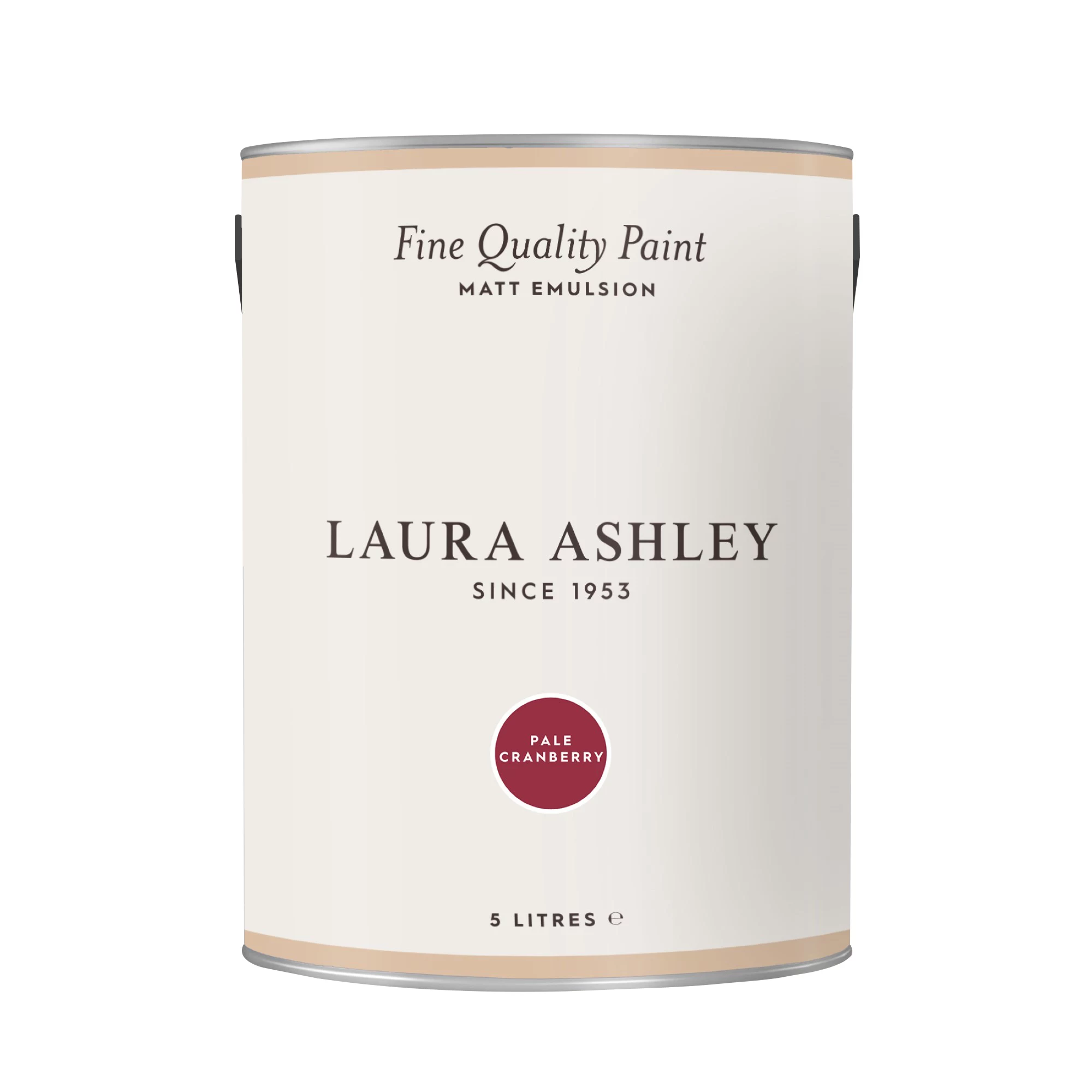 Laura Ashley Pale Cranberry Matt Emulsion Paint, 5L 4 Laura Ashley Pale Cranberry Matt Emulsion Paint, 5L - Image 2