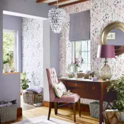 Laura Ashley Pale Iris Wild Meadow Smooth Wallpaper -Paint and Painting Supplies Store laura ashley pale iris wild meadow smooth wallpaper5011583467307 20i bq
