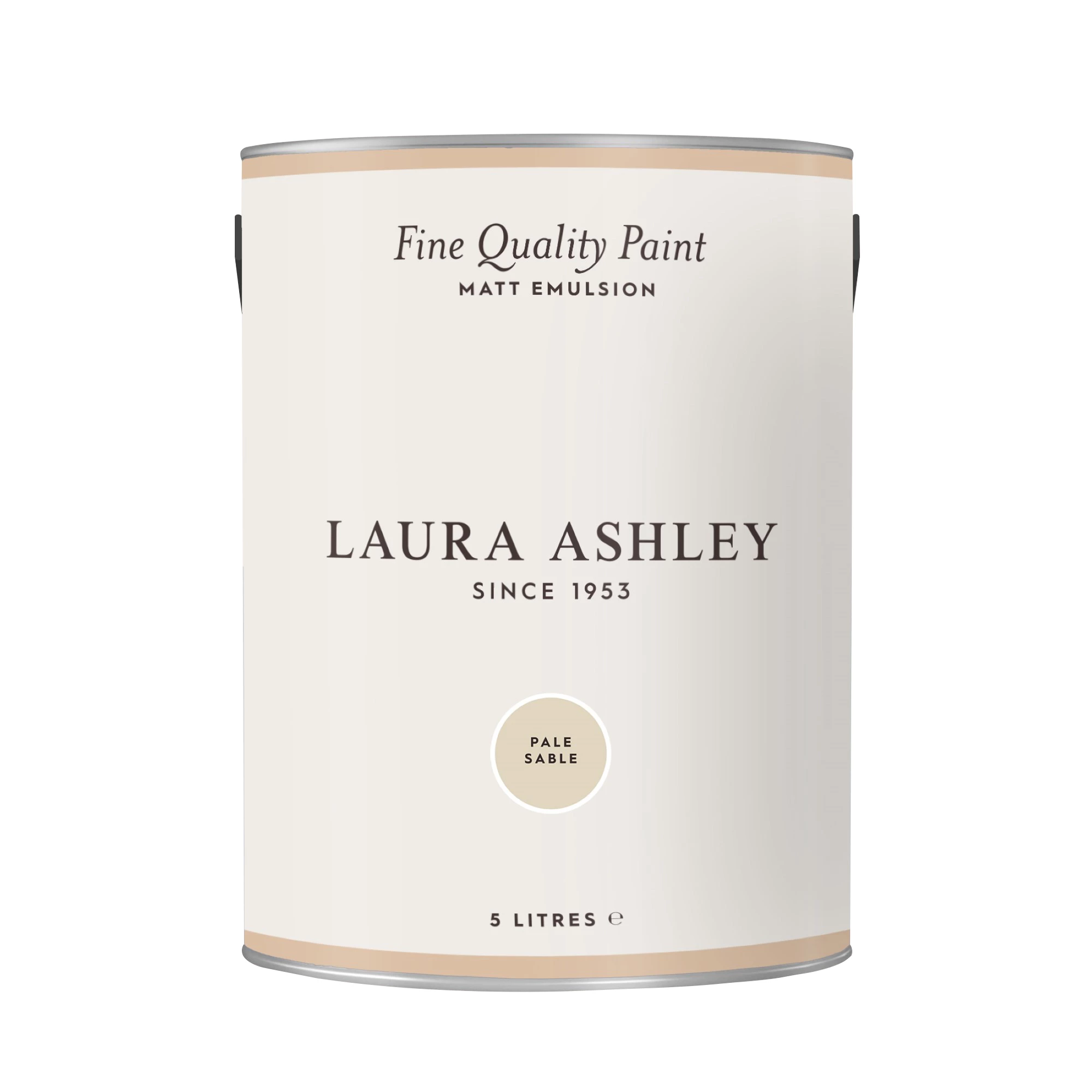Laura Ashley Pale Sable Matt Emulsion Paint, 5L 4 Laura Ashley Pale Sable Matt Emulsion Paint, 5L - Image 2