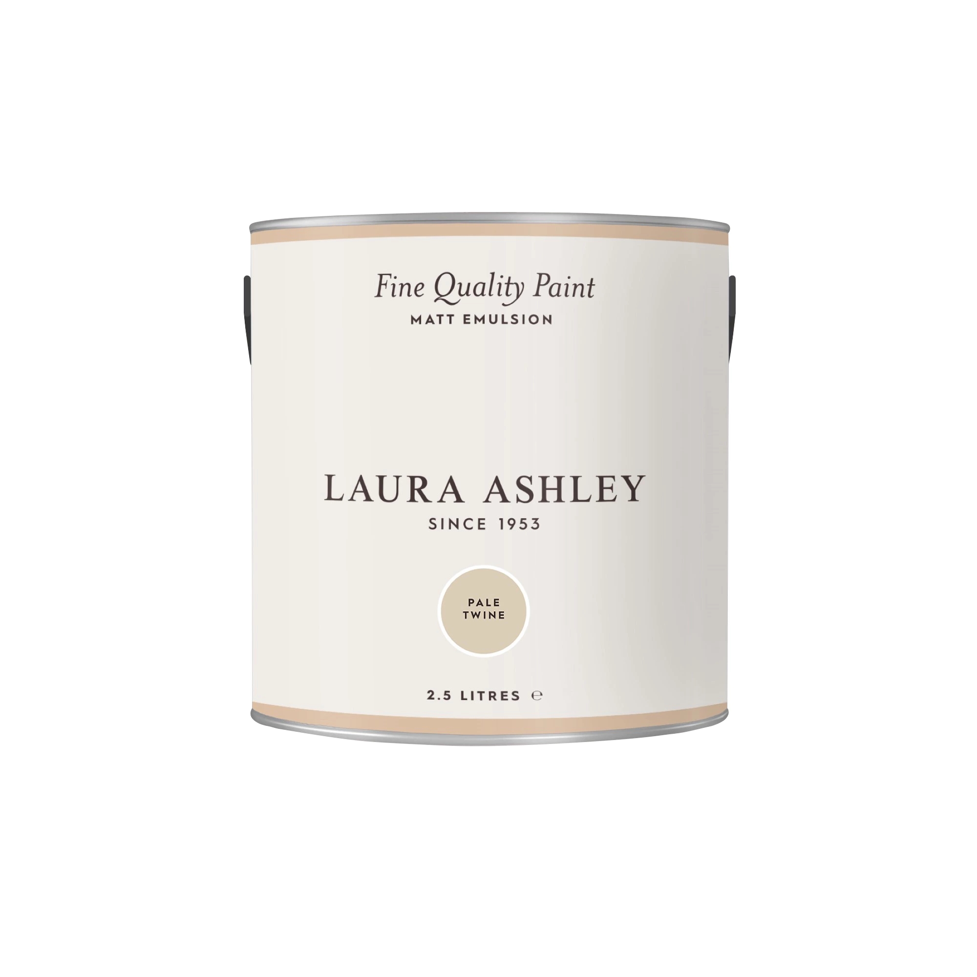 Laura Ashley Pale Twine Matt Emulsion Paint, 2.5L 4 Laura Ashley Pale Twine Matt Emulsion Paint, 2.5L - Image 2