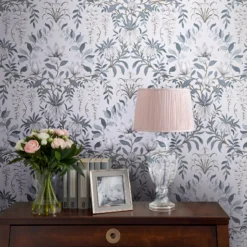 Laura Ashley Parterre Off White & Seaspray Damask Smooth Wallpaper -Paint and Painting Supplies Store laura ashley parterre off white seaspray damask smooth wallpaper5011583468595 21i bq