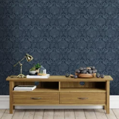 Laura Ashley Peacock Damask Dusky Seaspray Damask Smooth Wallpaper -Paint and Painting Supplies Store laura ashley peacock damask dusky seaspray damask smooth wallpaper5011583486865 20i bq