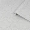 Laura Ashley Peacock Damask Pale Slate Damask Smooth Wallpaper -Paint and Painting Supplies Store laura ashley peacock damask pale slate damask smooth wallpaper5011583486896 36c bq