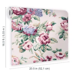 Laura Ashley Pembrey Hazelnut Floral Smooth Wallpaper -Paint and Painting Supplies Store laura ashley pembrey hazelnut floral smooth wallpaper5011583523874 02t bq