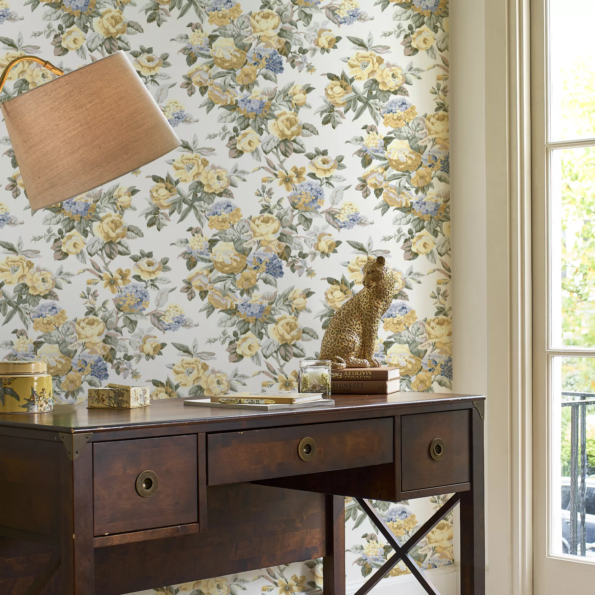 Laura Ashley Pembrey Yellow Floral Smooth Wallpaper 7 Laura Ashley Pembrey Yellow Floral Smooth Wallpaper - Image 5