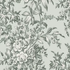 Laura Ashley Picardie Sage Floral Smooth Wallpaper -Paint and Painting Supplies Store laura ashley picardie sage floral smooth wallpaper5011583486537 37c bq