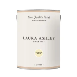 Laura Ashley Primrose White Matt Emulsion Paint, 5L -Paint and Painting Supplies Store laura ashley primrose white matt emulsion paint 5l5011583472776 08c bq