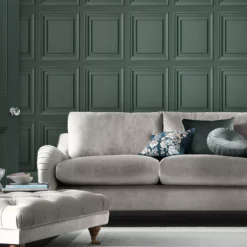 Laura Ashley Redbrook Wood Panel Green Brick / Wood Effect Smooth Wallpaper -Paint and Painting Supplies Store laura ashley redbrook wood panel green brick wood effect smooth wallpaper5011583545814 20i bq