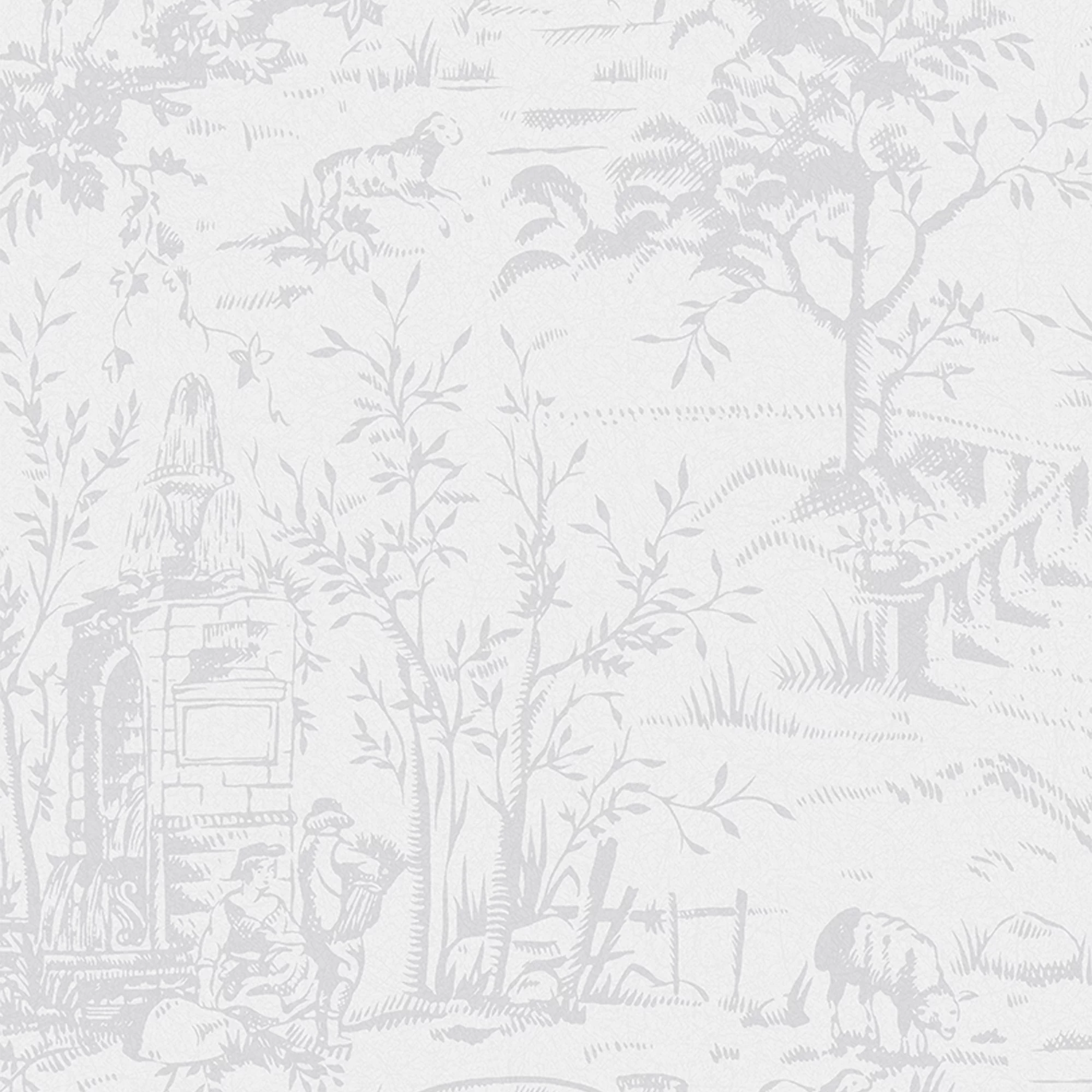 Laura Ashley Romantic Opulence Grey Classical Smooth Wallpaper 4 Laura Ashley Romantic Opulence Grey Classical Smooth Wallpaper - Image 2