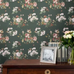 Laura Ashley Rosemore Fern Floral Smooth Wallpaper -Paint and Painting Supplies Store laura ashley rosemore fern floral smooth wallpaper5011583486445 21i bq