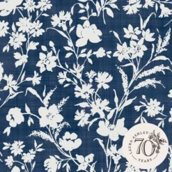 Laura Ashley Rye Blue Floral Smooth Wallpaper -Paint and Painting Supplies Store laura ashley rye blue floral smooth wallpaper5011583546118 02c bq