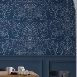Laura Ashley Silchester Blue Contemporary Smooth Wallpaper -Paint and Painting Supplies Store laura ashley silchester blue contemporary smooth wallpaper5011583546057 21i bq