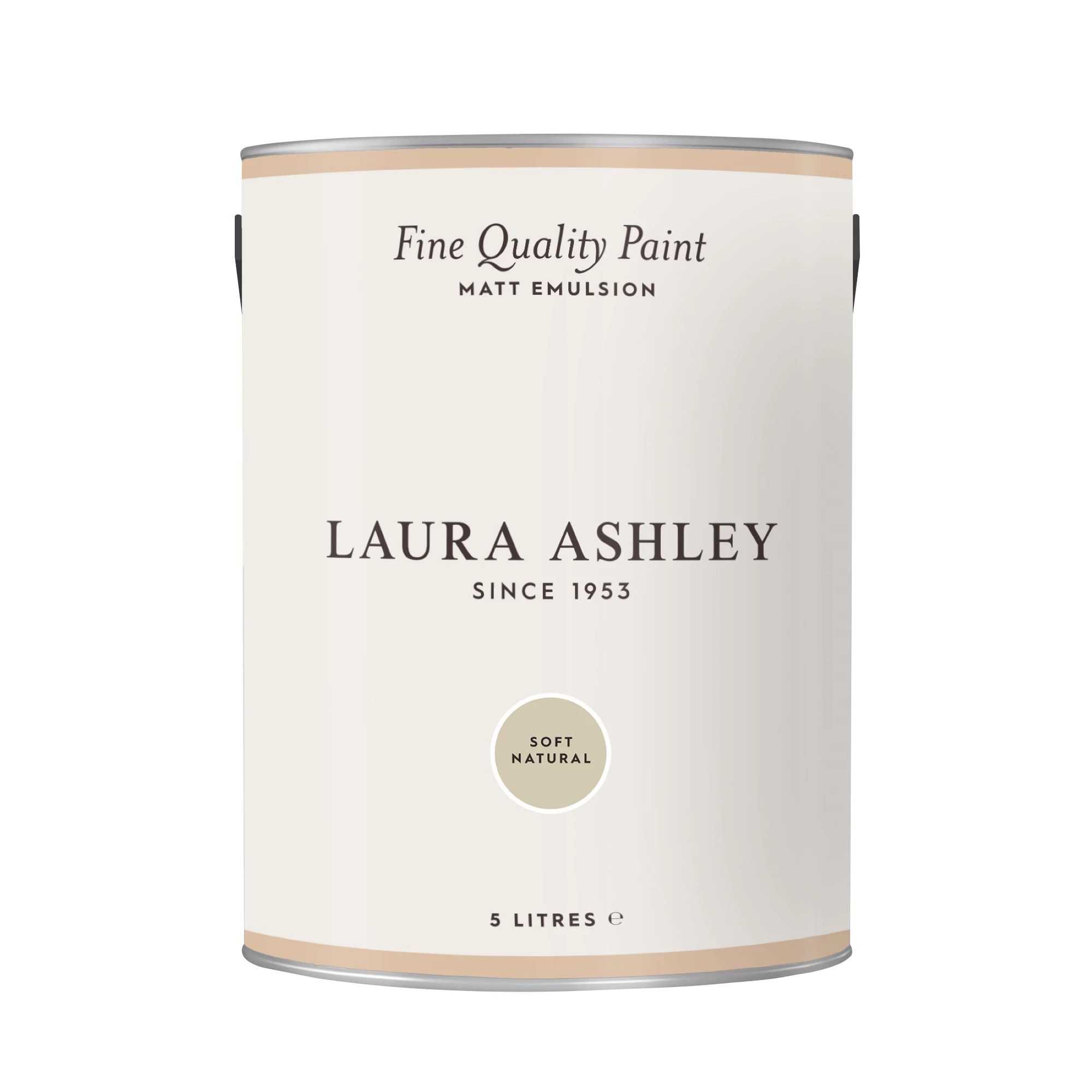 Laura Ashley Soft Natural Matt Emulsion Paint, 5L 4 Laura Ashley Soft Natural Matt Emulsion Paint, 5L - Image 2
