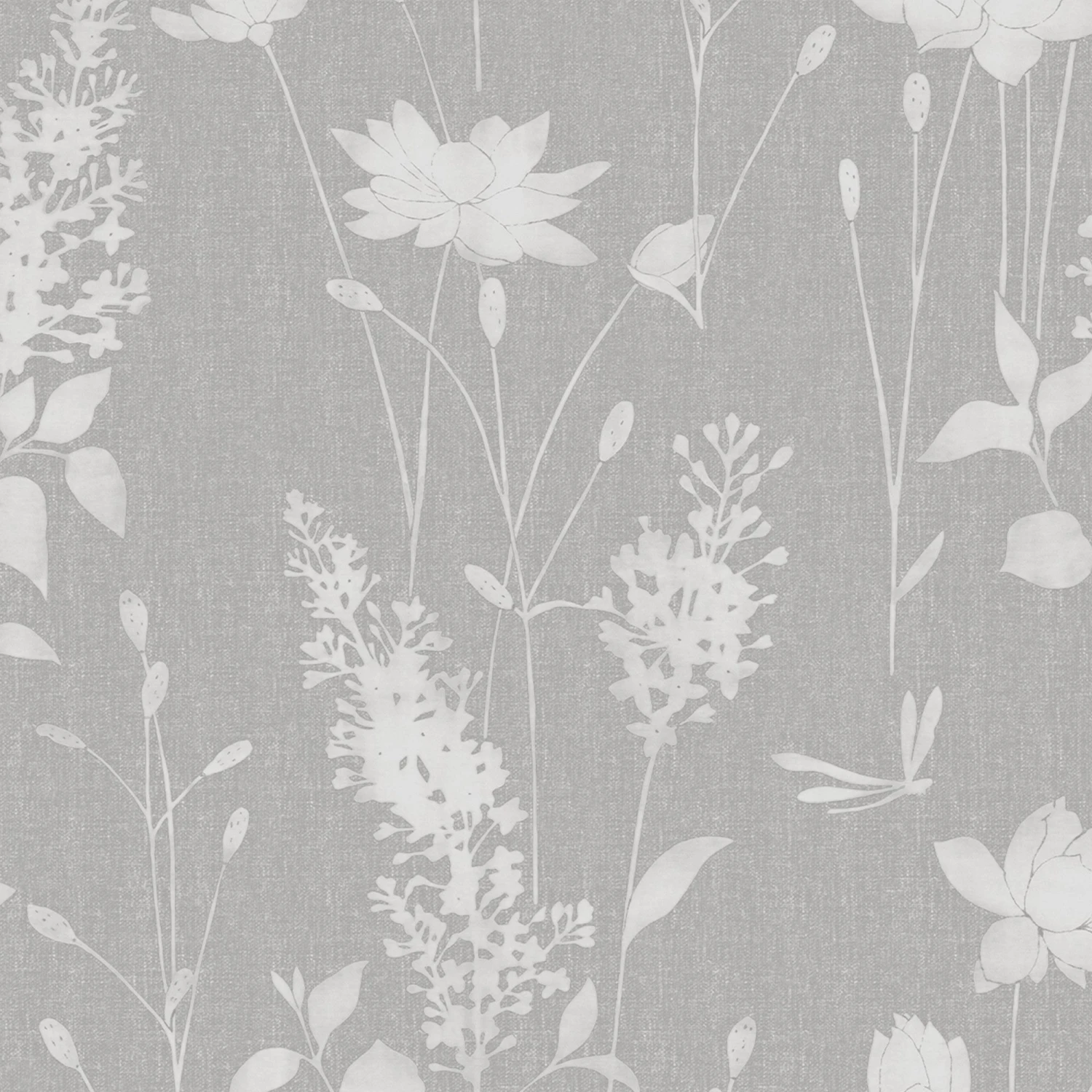 Laura Ashley Steel Dragonfly Garden Smooth Wallpaper 3 Laura Ashley Steel Dragonfly Garden Smooth Wallpaper