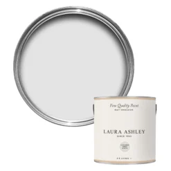 Laura Ashley Sugared Grey White Matt Emulsion Paint, 2.5L
