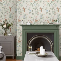 Laura Ashley Summer Palace Green, Orange Trail Smooth Wallpaper 13 Laura Ashley Summer Palace Green, Orange Trail Smooth Wallpaper -Paint and Painting Supplies Store laura ashley summer palace green orange trail smooth wallpaper5011583551334 20i bq