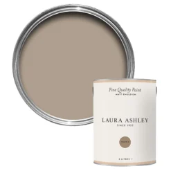 Laura Ashley Truffle Matt Emulsion Paint, 5L