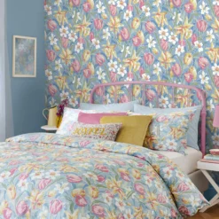 Laura Ashley Tulips Blue Floral Smooth Wallpaper 13 Laura Ashley Tulips Blue Floral Smooth Wallpaper -Paint and Painting Supplies Store laura ashley tulips blue floral smooth wallpaper5011583545906 20i bq