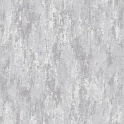 Laura Ashley Whinfell Silver Metallic Effect Industrial Smooth Wallpaper